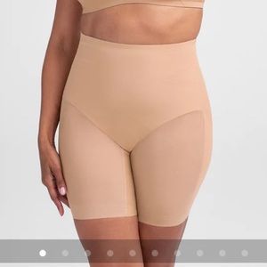 Honeylove Midwaist Short Sand Size Small NWT